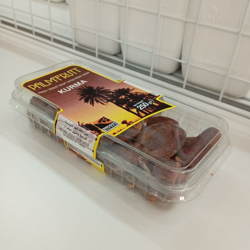 

Kurma Tunisia 250g Buah Kering Palm Fruit Dates Cemilan Snack Sehat Penambah Gula Darah Serat