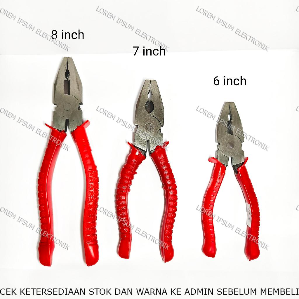 TANG KOMBINASI / PLIER DIAMOND 6 INCH 7 INCH 8 INCH
