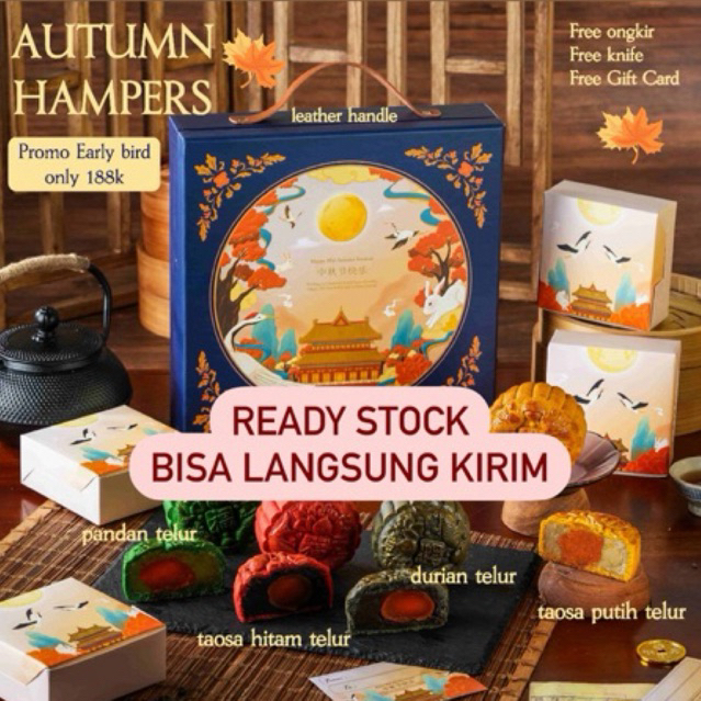 

PAKET MOONCAKE HAMPERS KUE BULAN TONG CIU PIA - ISI 4 BESAR