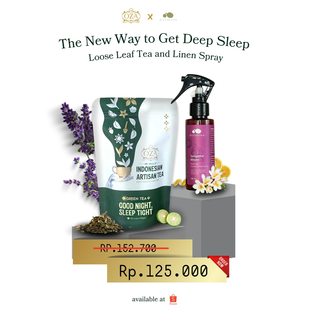 

OZA Tea - The New Way to Get Deep Sleep - OZA Tea X Botanina