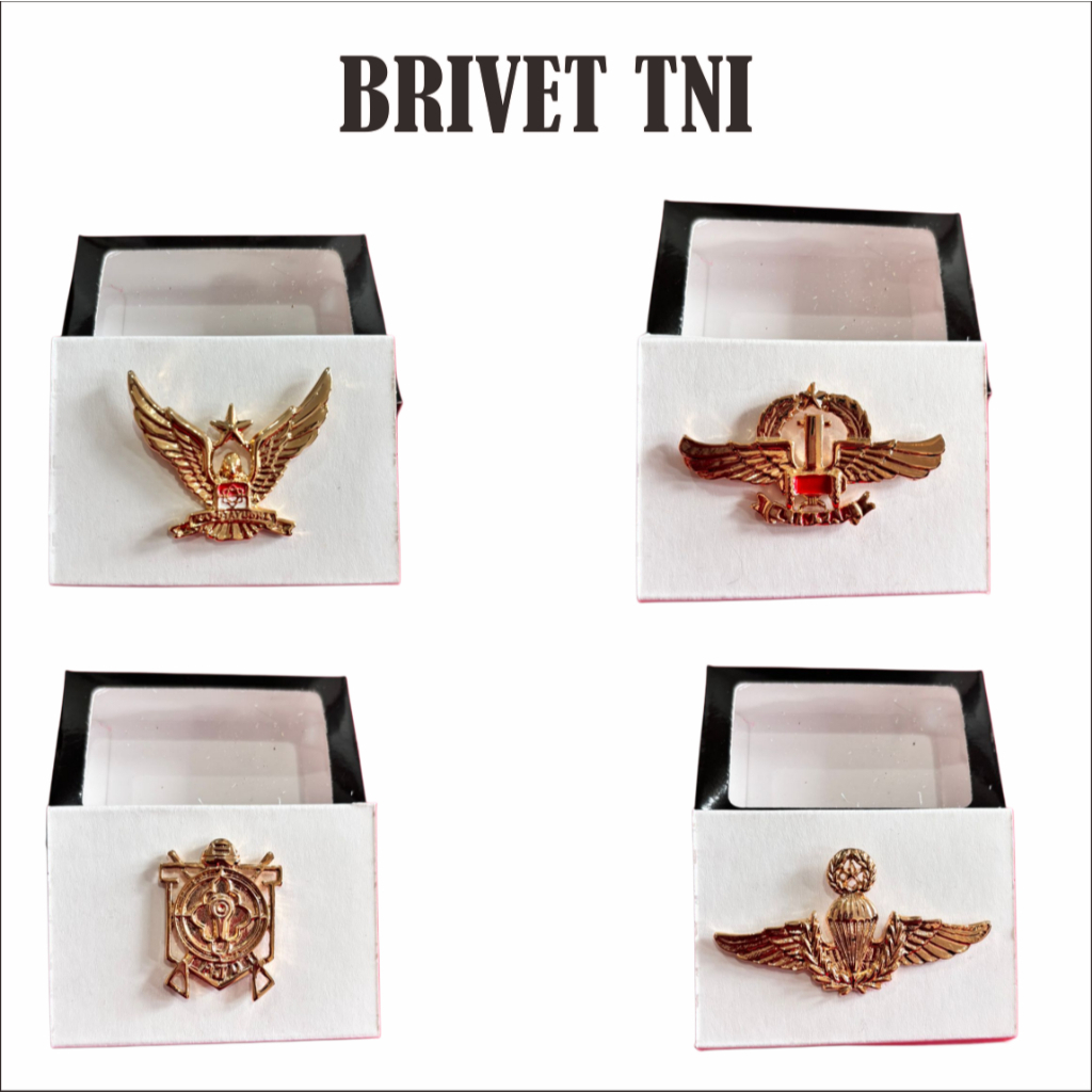 Pin wing Kapota Yudha / Brevet Kapota yudha / brivet lintar / brivet PJD / brivet jump master bahan 