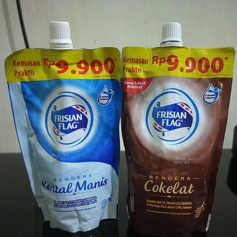 

Susu Kental Manis Frisian Flag Pouch 260 gr Putih | Coklat