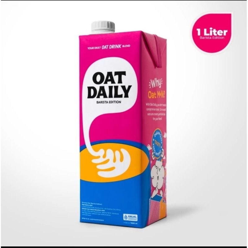 

OAT DAILY 1 L SUSU OAT MILK 1000 ML