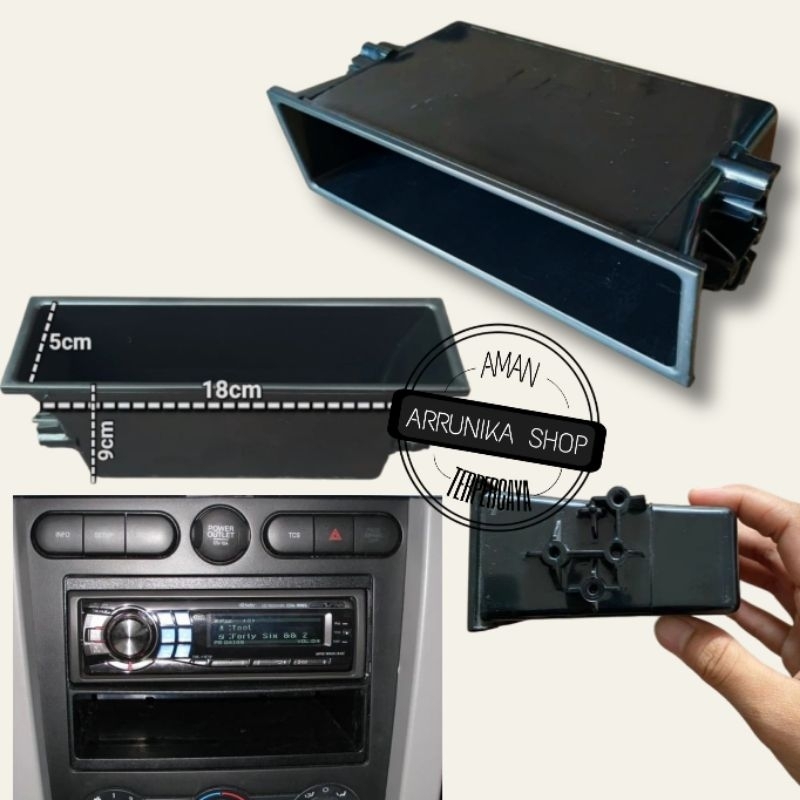 Laci Tape Universal Mobil  atau Laci Head Unit Laci Tape Bawah Mobil Laci Koin Laci Tape Mobil Untuk