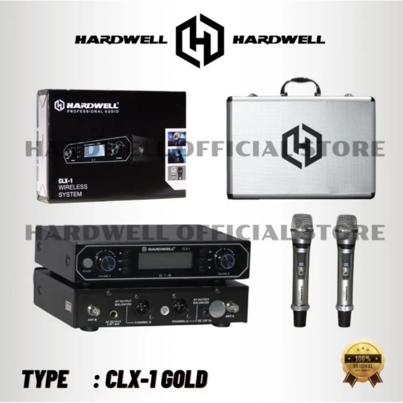 Microphone Wireless Hardwell CLX 1 Wireless Microphone Dual Handle