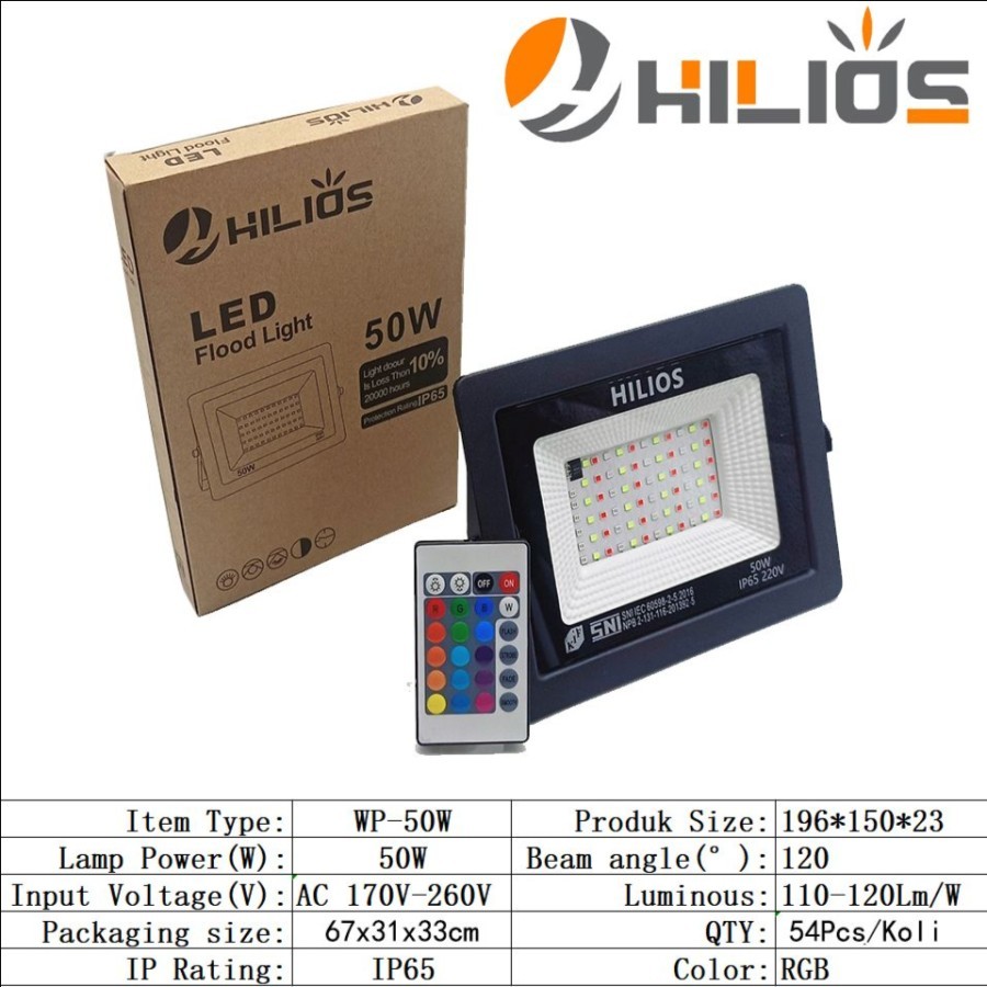 Lampu Sorot LED Flood Light IP65 50W