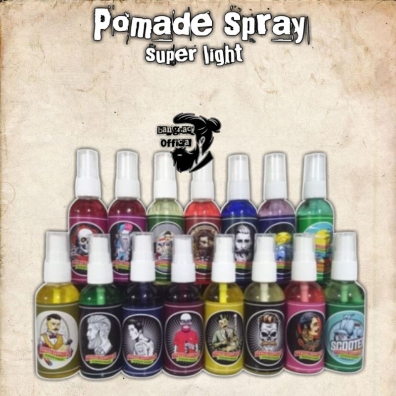 Pomade spray super light