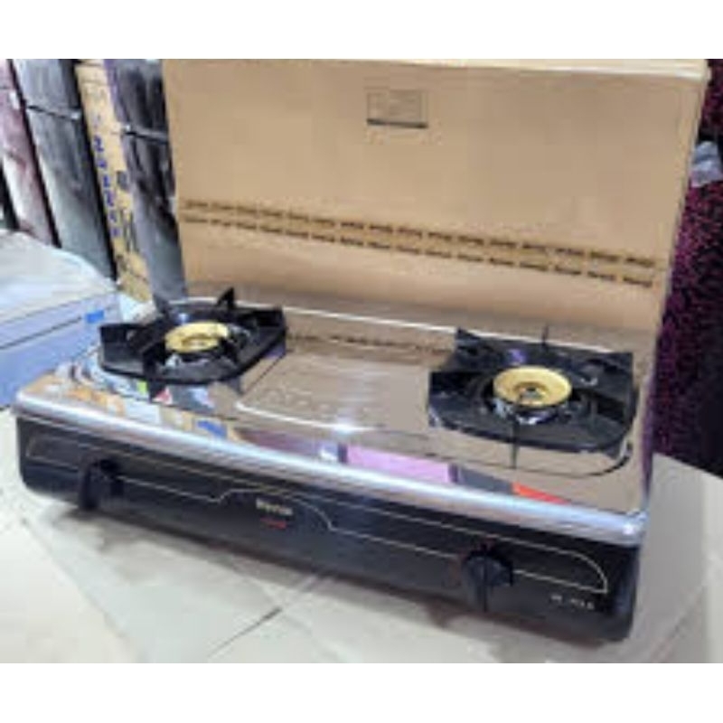 RINNAI RI-712 A Kompor Gas Rinnai Stainless 2 Tungku RI 712 A RI712A