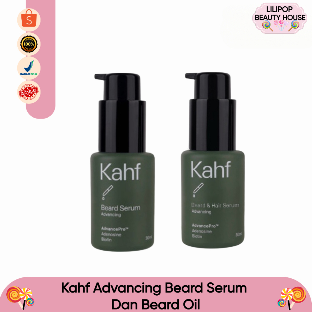 Kahf Advancing Beard Serum Dan Beard Oil