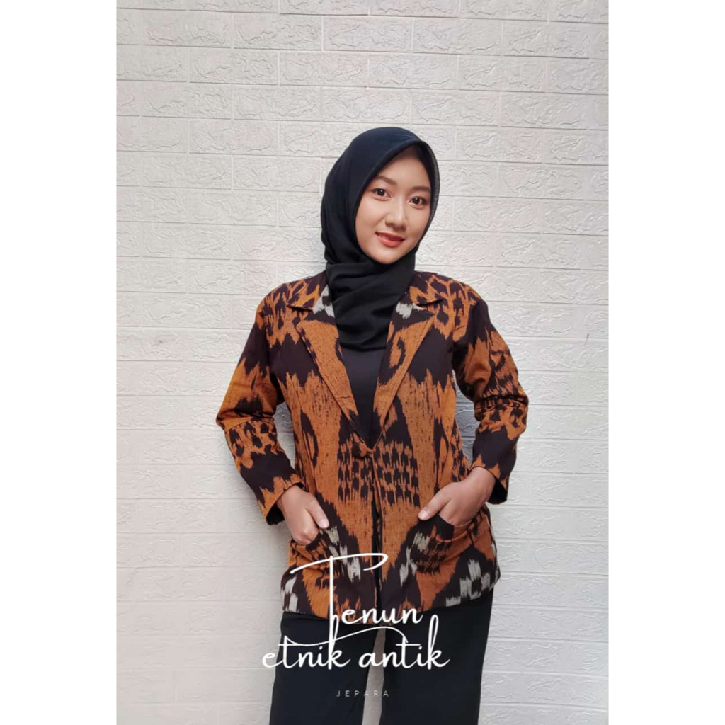 BLAZER TENUN , JAS TENUN ,OUTER TENUN JEPARA