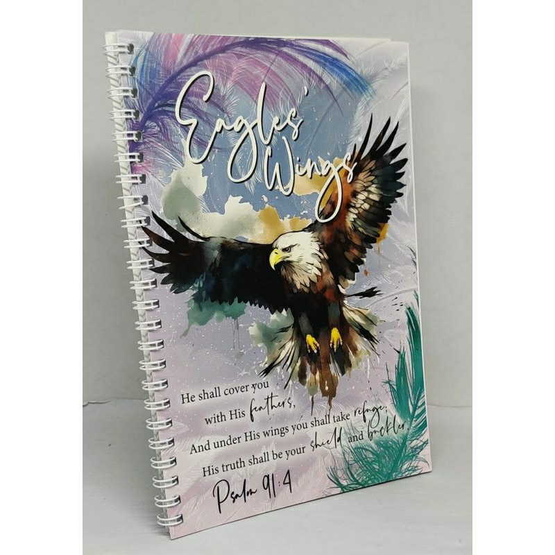 

buku rohani catatan journal spiral eagles wings