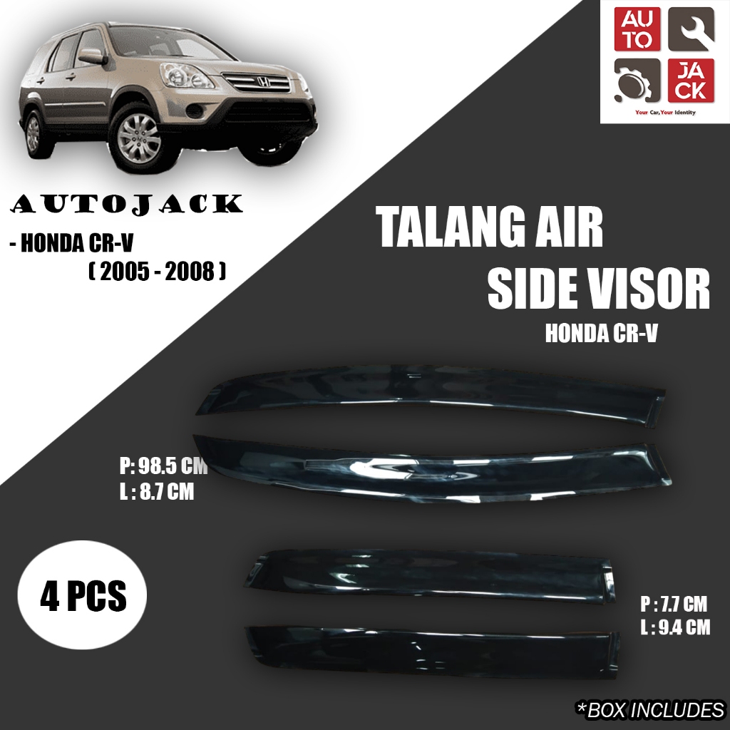 TALANG AIR HONDA CRV 2005 - 2008 / SIDE VISOR CRV 2008