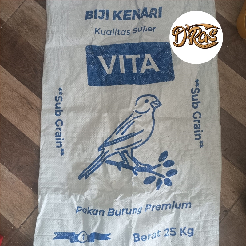 kenari seed vita 1 karung 25kg merk vita