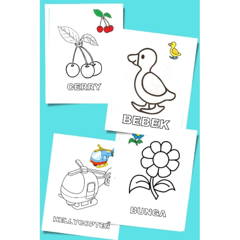 

kertas/gambar/sketsa mewarnai