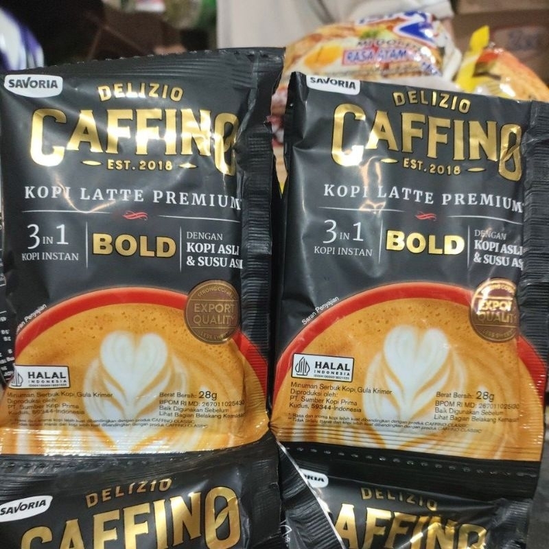 

kopi latte premium caffino isi 10 pcs per renteng