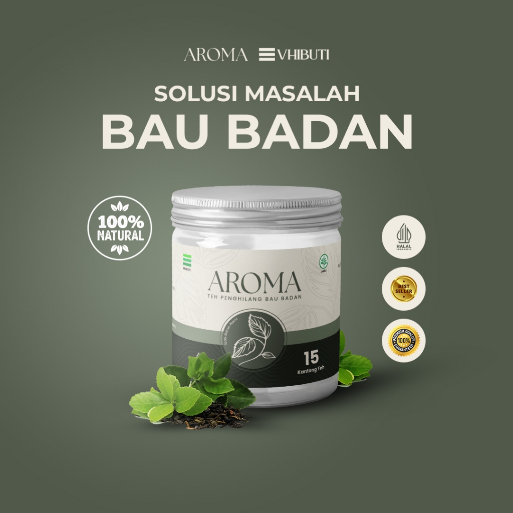 

VHIBUTI Aroma | Teh Herbal Untuk Membantu Mengurangi Bau Badan 15 Kantong Teh