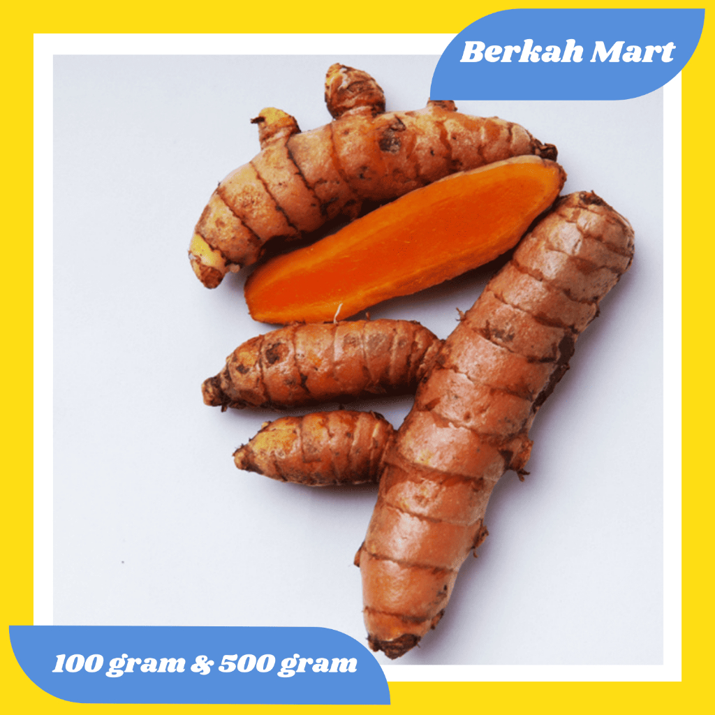 

KUNYIT SEGAR SUDAH DICUCI - KEMASAN 100 GR & 500 GR