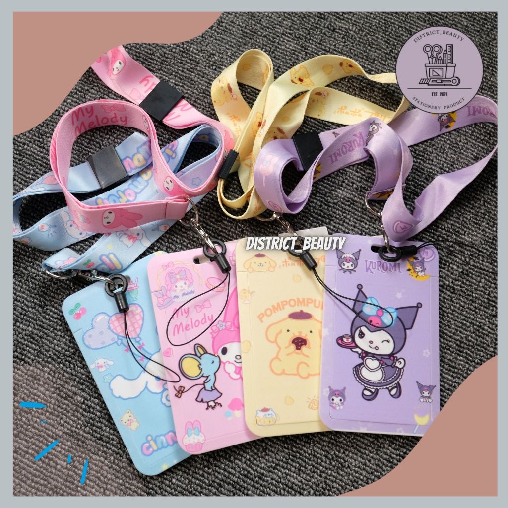 

ID CARD KARAKTER SANRIO PASTEL COLORS NAME TAG ID CARD PHOTO ID CARD HOLDER UNTUK TRANSPORTASI LANYARD SANRIO