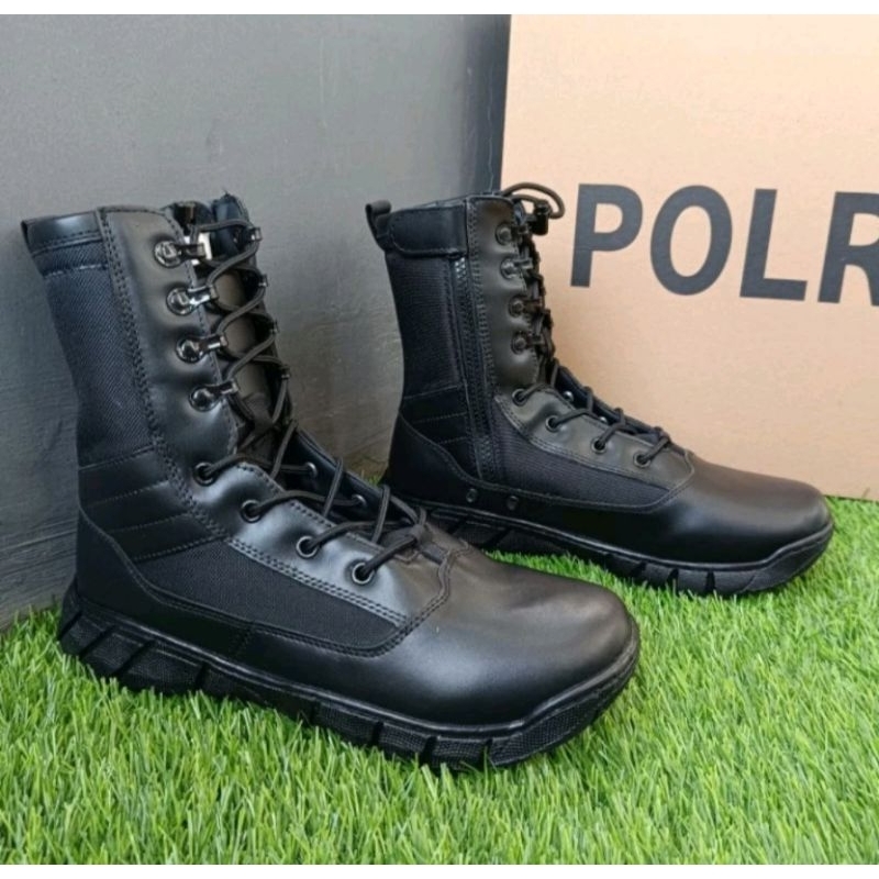 Sepatu pdl hitam jatah polri terbaru tahun 2023