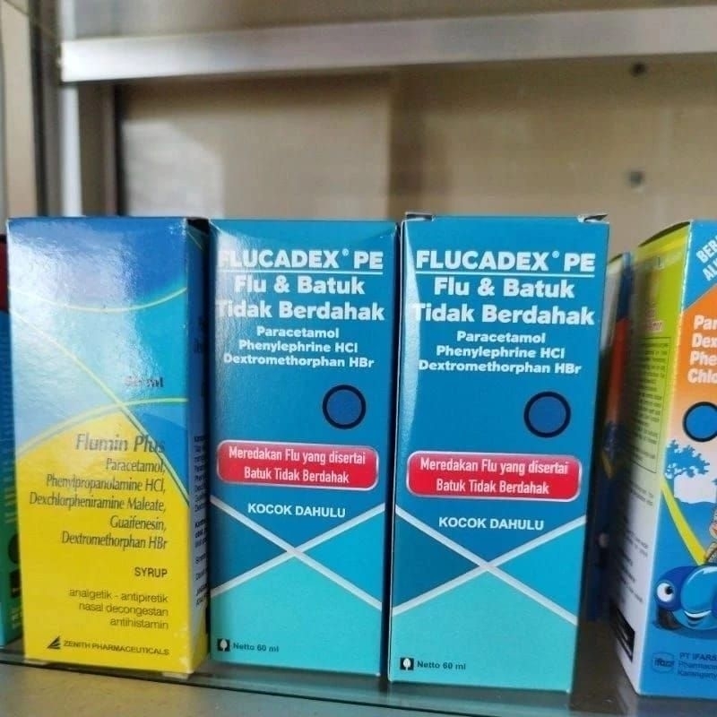 Flucadex PE tidak berdahak syrup 60 ml