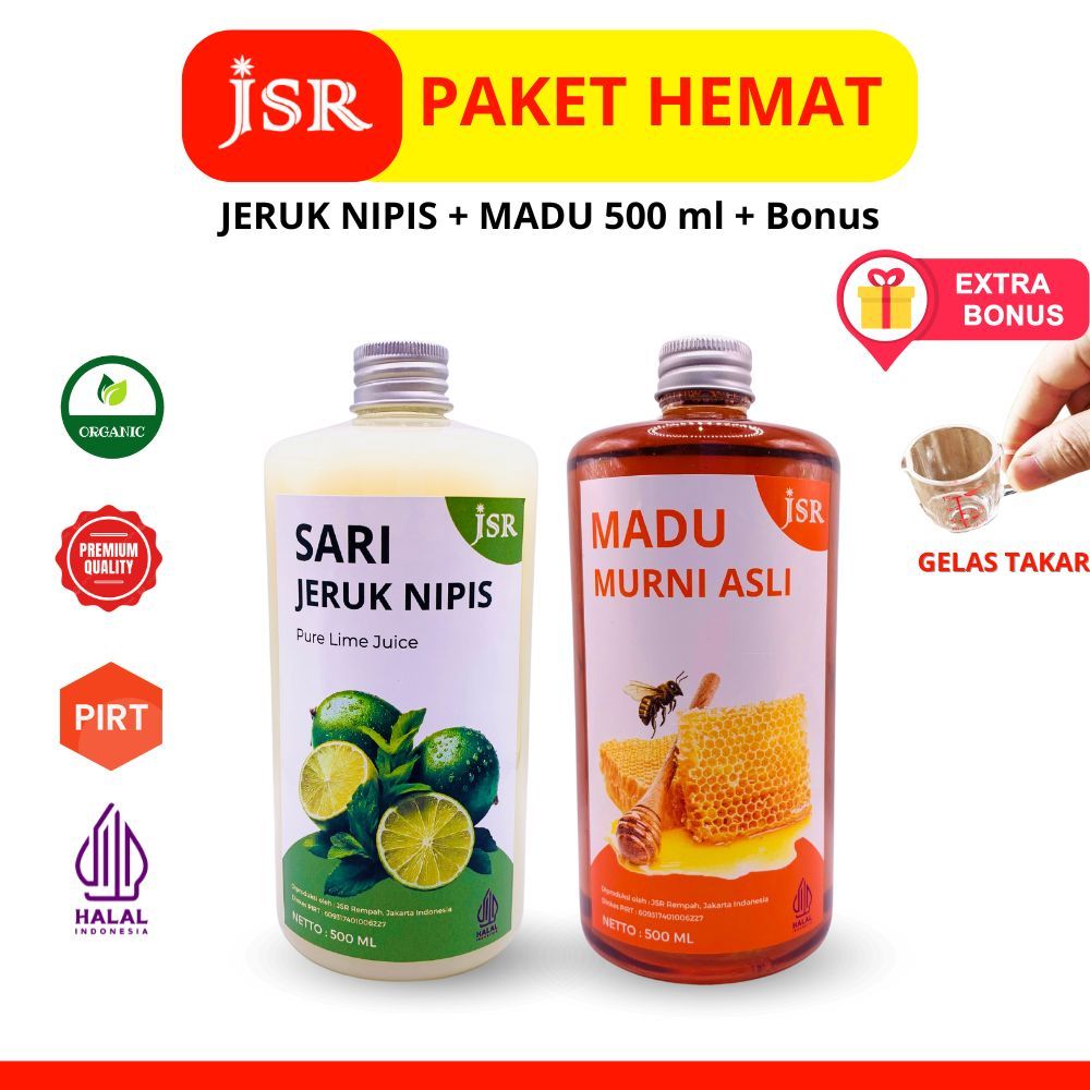 

BUNDLE HEMAT SARI JERUK NIPIS dan MADU ASLI 500 ml JSR Rempah