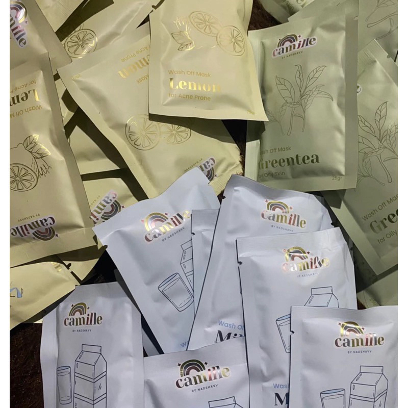 CAMILLE BEAUTE Wash Off Mask READY STOCK BPOM