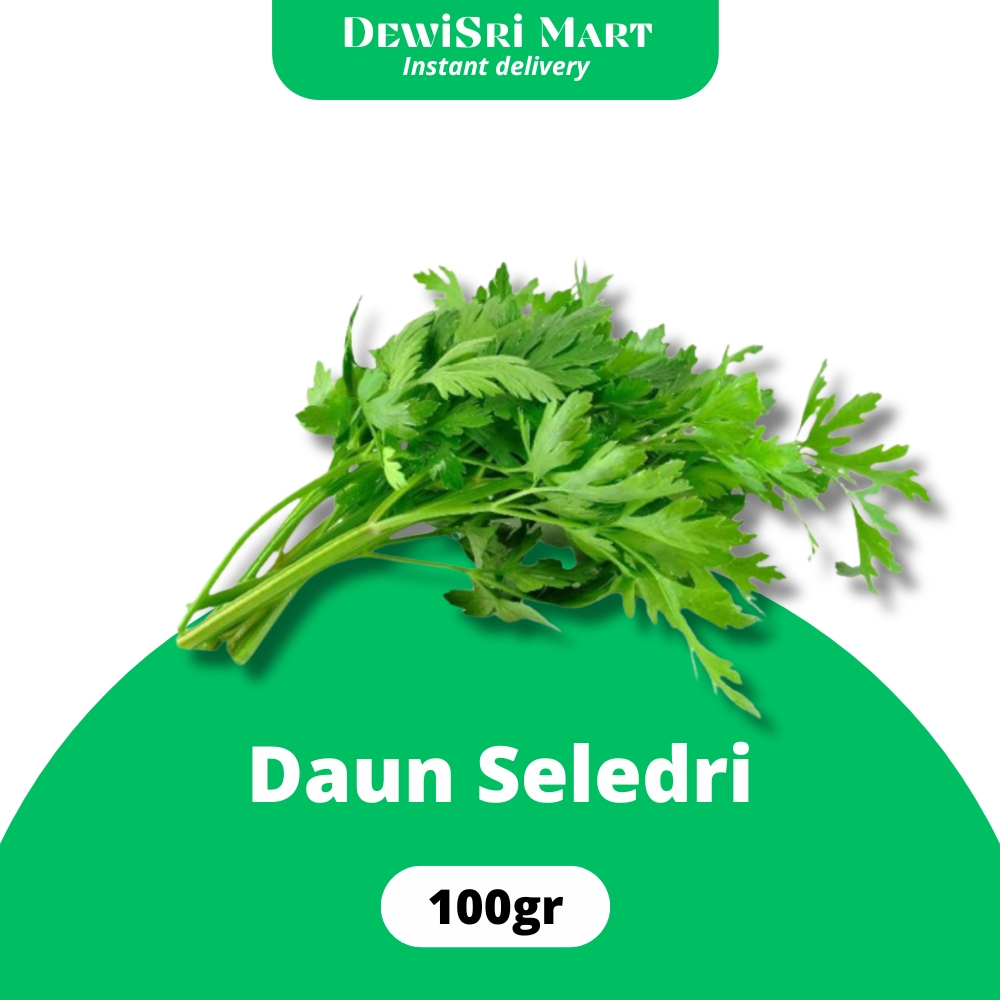 

Daun Seledri 100gr - Dewi Sri mart