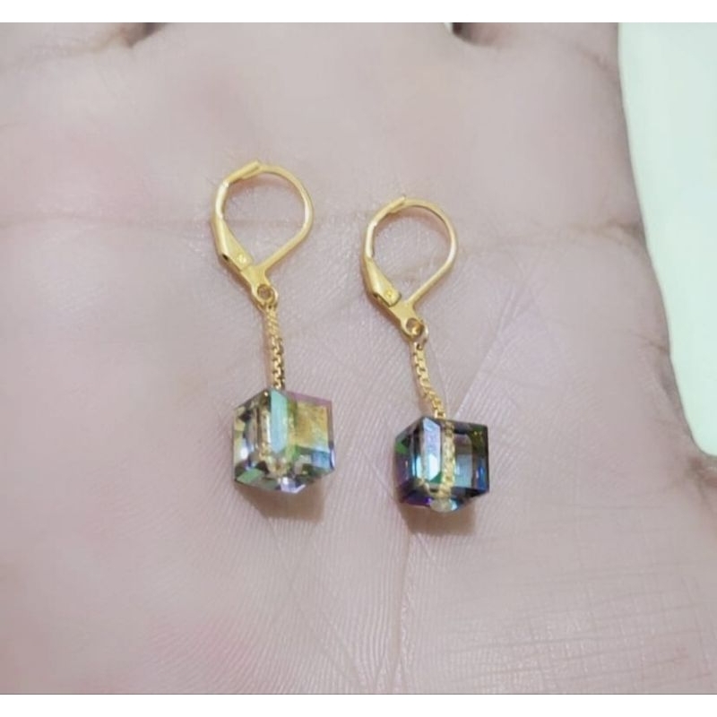 Anting original swarovski