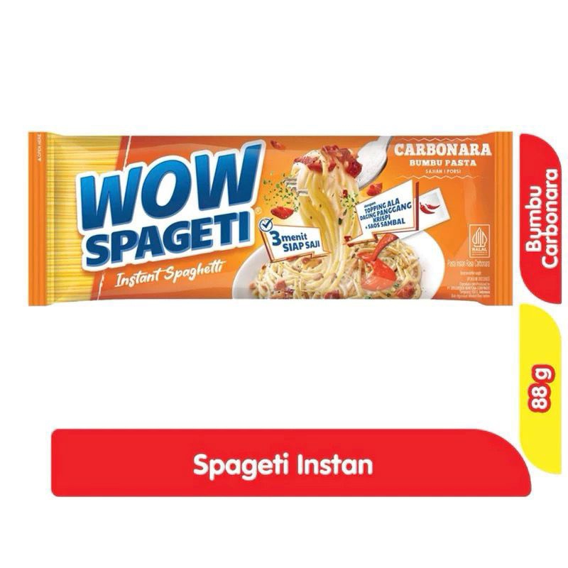 

wow Spageti. instan spagety carbonara