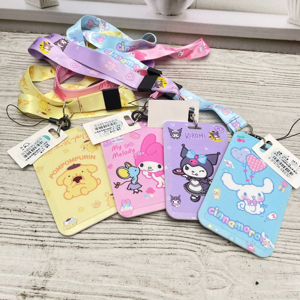 

Terbaru Gantungan Kartu ID card Lanyard SANRIO Tali Panjang Full Colour Kuromi Melody Cinnamoroll Kalung Card Holder Bisa Cod