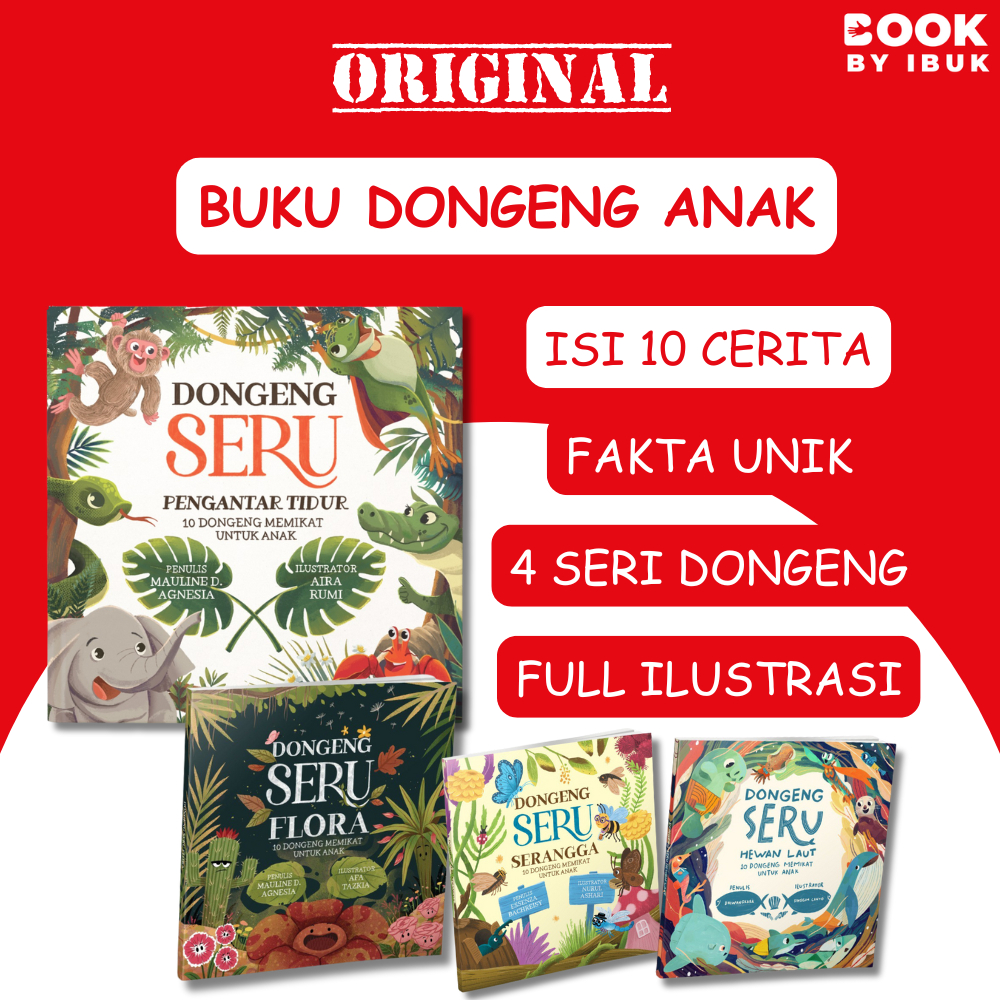 Buku Dongeng Anak, DONGENG SERU Pengantar Tidur, Buku Cerita Hewan [Noura Books]