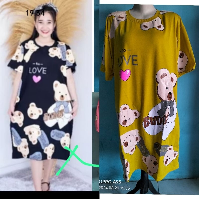 dress babyterry import premium jumbo