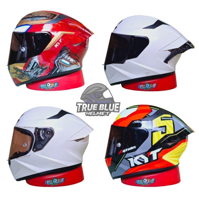 Helm KYT TTC / TT Course Paket Ganteng (Second)