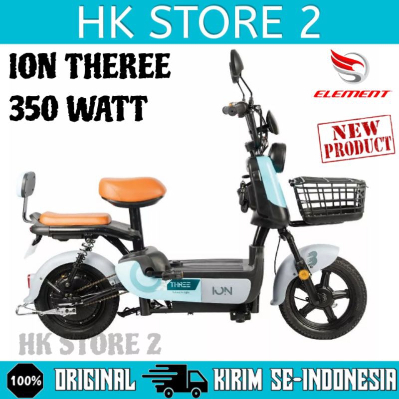 Sepeda Listrik ELEMENT ION THREE 350 Watt Electric E Bike