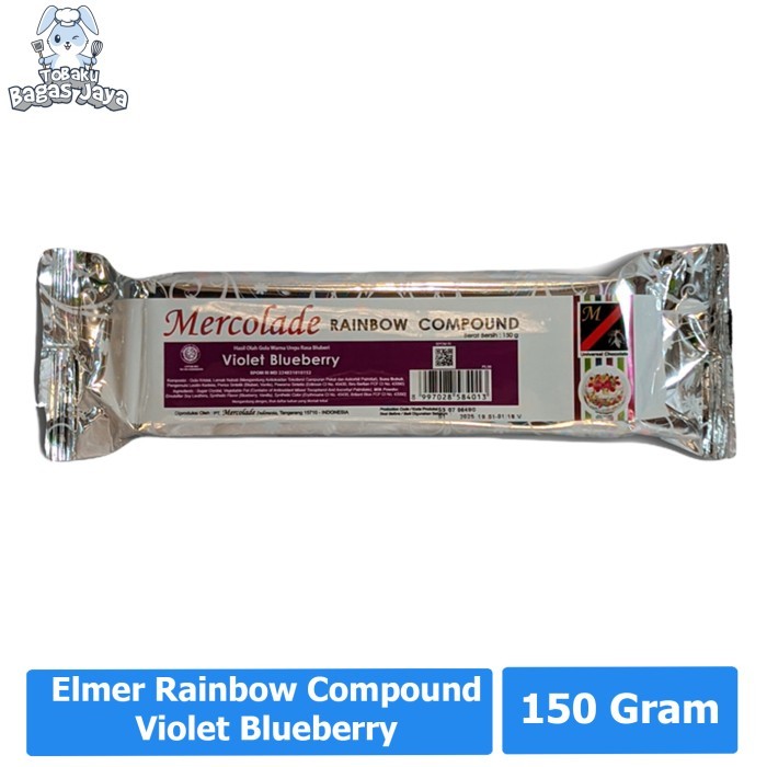 

Mercolade Coklat Batang Rainbow Compound Violet Blueberry 150 Gram