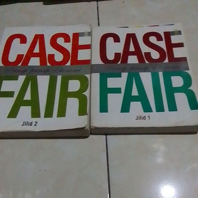 BUKU ORIGINAL / CASE FAIR prinsip prinsip ekonomi jilid 1 & 2 edisi 8