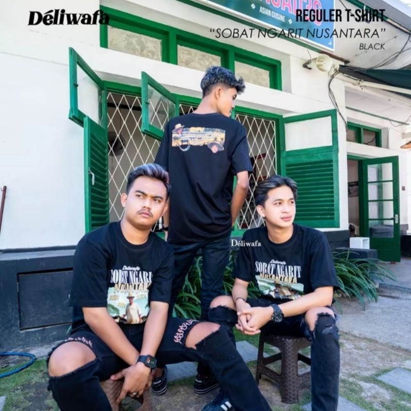 Kaos T-shirt Sobat Ngarit Nusantara Bigsize Jumbo Kaos Deliwafa Sobat ngarit Autentic Oversize Kaos 