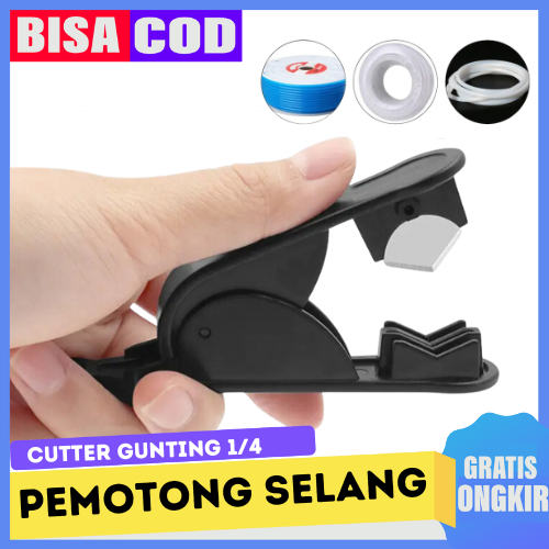 

Pemotong Selang PE PU Tube Scissors Gunting Cutter PE 1/4" 6,35mm