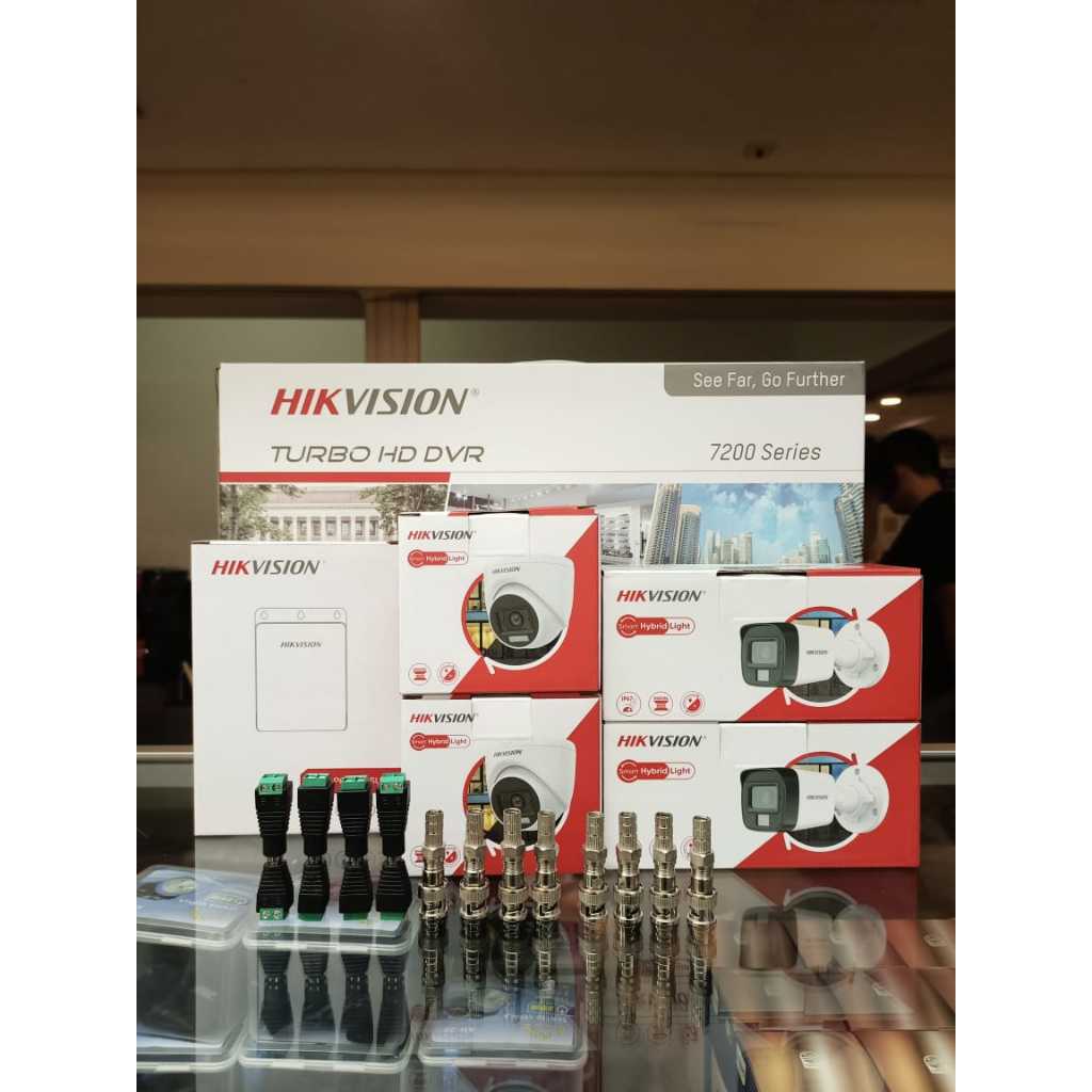 Paket CCTV 4 Kamera Hikvision 2Mp