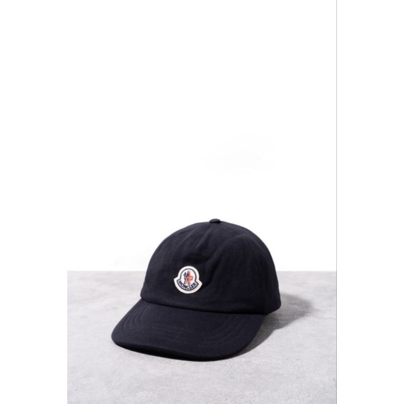 Topi MONCLER Logo baseball cap Navy