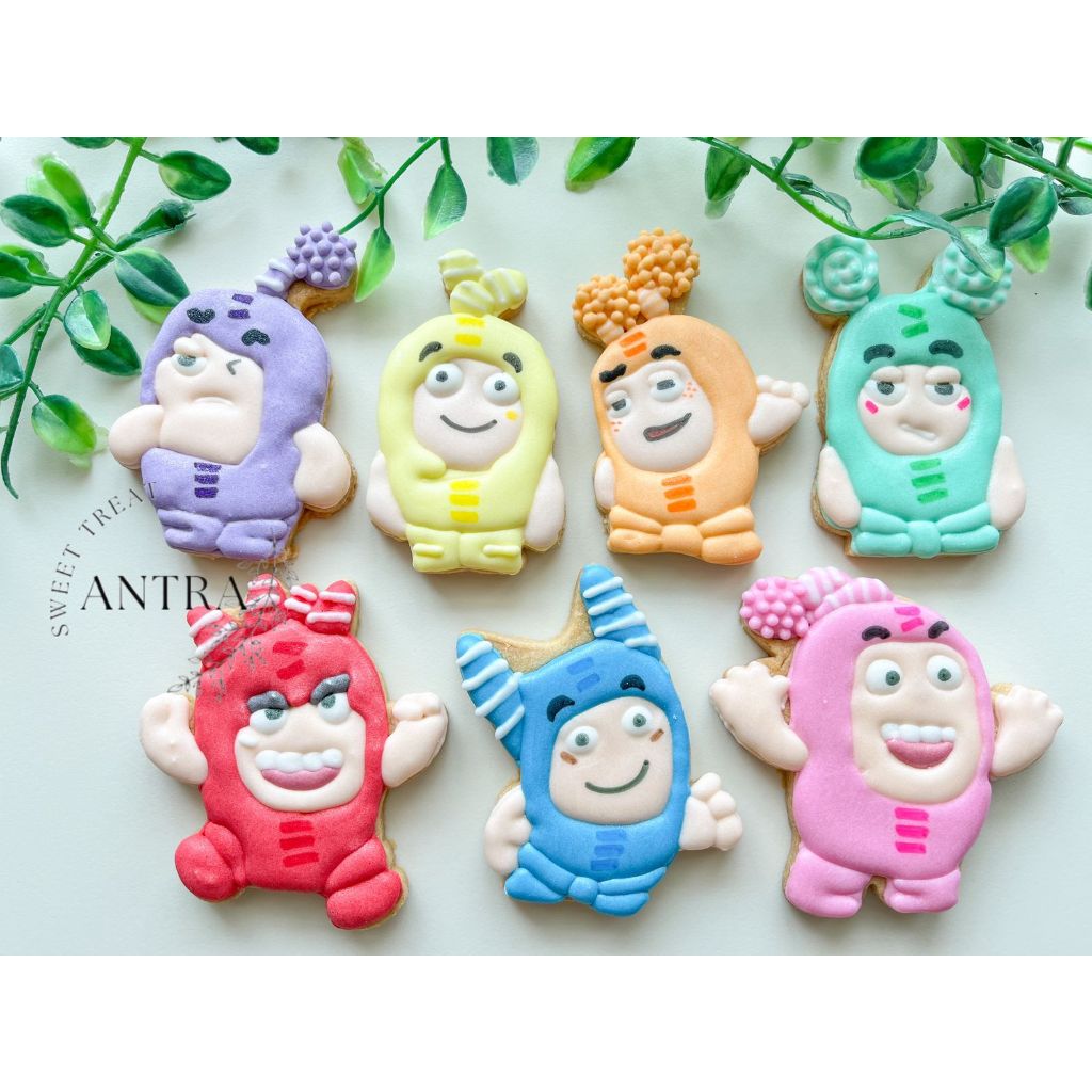 

Cookies karakter ODDBODS / ALICE WONDERLAND - Sugar cookies / Kukis hias