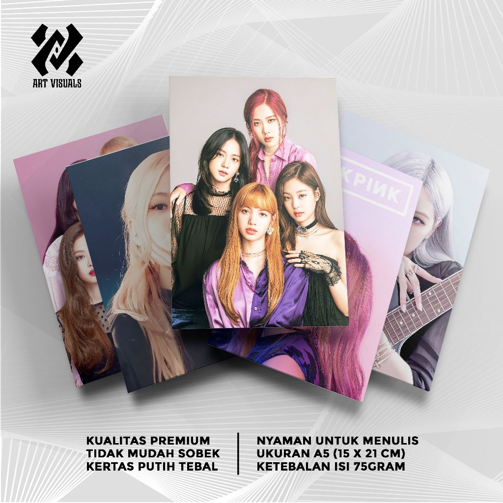 

Buku Tulis Custom Tema Blackpink Terlengkap Termurah Model Bebas Pilih Foto / Buku Tulis Sekolah / Buku Catatan