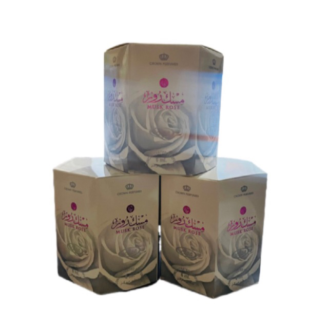 Parfum Al-Rehab Musk Rose 6ml / Box 6 Pcs-Alrehab Original