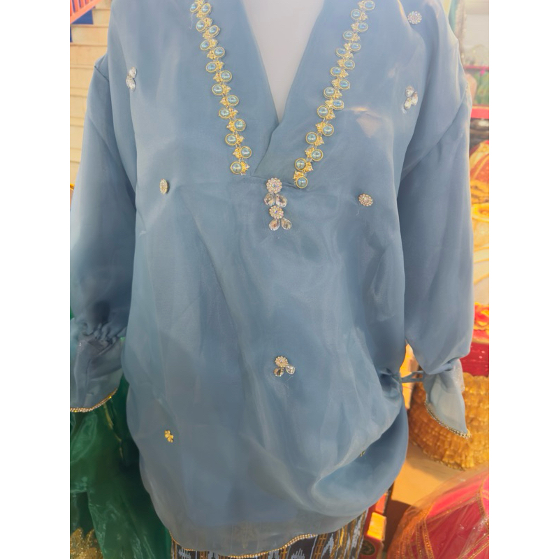 baju bodo modern payet khas bugis makassar