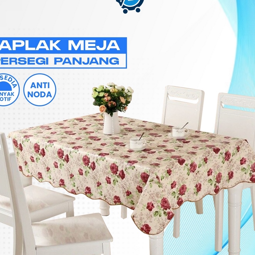 Bonuskan Taplak Meja Makan Anti Air Uk Kecil dan Motif  Alas Meja Taplak Meja Ruang Tamu Multifungsi
