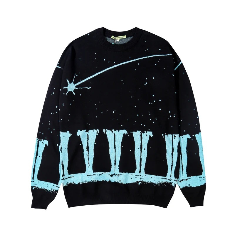 Jacket Crewneck A More Mindful Era Diasphora Knitwear - Black