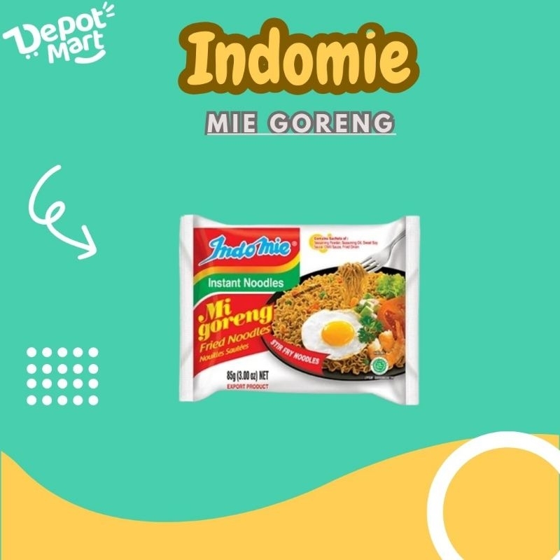 

1 Bungkus MIE INSTANT INDOMIE 80GR MIE GORENG SPESIAL - Depot Kuliner