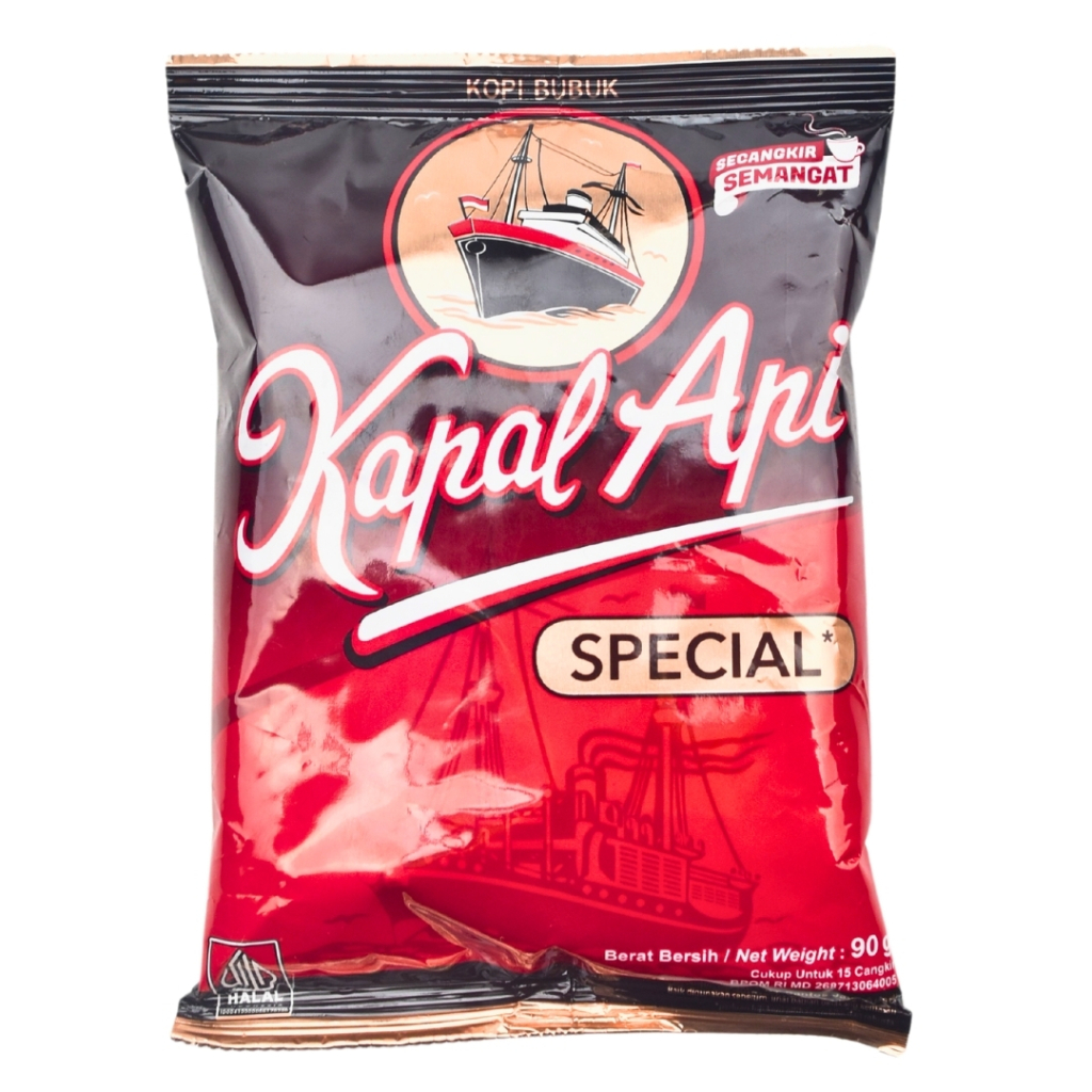 

Kopi Hitam Bubuk KAPAL API Spesial 90 Gr