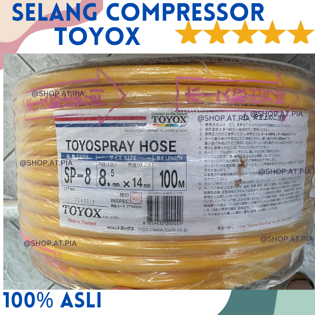 Selang Kompressor TOYOX 8,5mm x 14mm / Angin TOYOX 5/16''