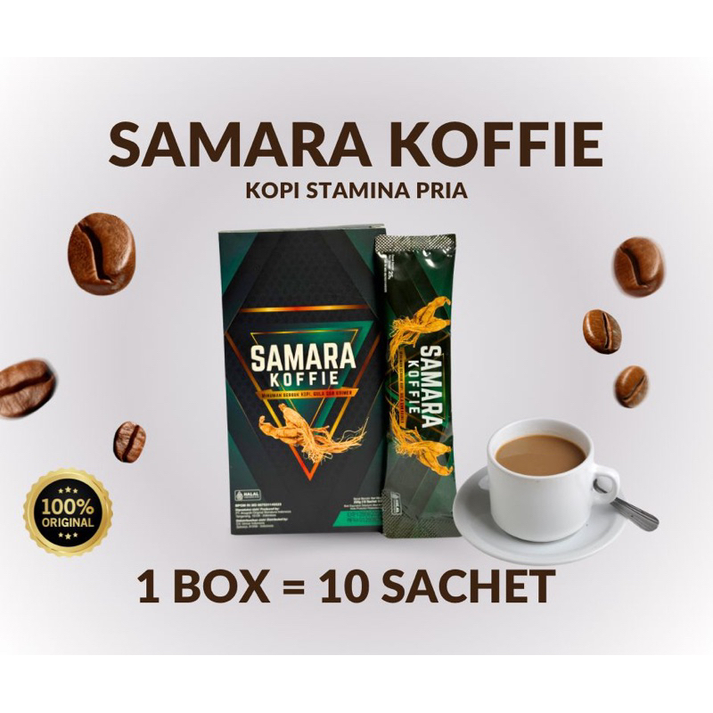 

SAMARA Koffie Ginseng Original By SLB [ BPOM-Privacy AMAN]